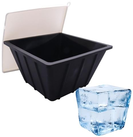 Moule à Glace pour Bain Froid,Moule à Glaçons en Silicone pour Bain Froid - à Eau Glacée avec Couvercle Grand Plateau,Mari Père Athlètes Plage Pique-Nique