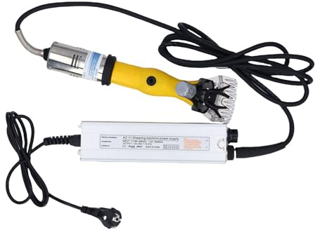 Xiuganpo Elektrisk Fårsax, 3000 Rpm Höghastighetsklippare för Djurskötsel, Professionella Klippmaskiner i Kolstål, Uppgraderad Klippklippare för Fåralpackor, Gethäst (2)
