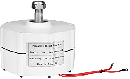 Generatore a magnete permanente con alternatore trifase Generatore a turbina eolica ad alta efficienza per uso industriale 400W 500W 600W 24V 48V 600rpm (500W24V/48V)