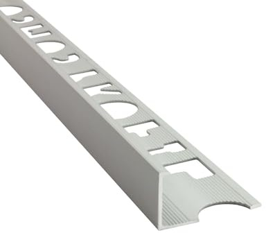 Alu L-Profil Fliesenschiene Fliesenprofil Schiene 2,7m 12mm silber matt | Als Kantenschutz für sichtbare Außenecken und saubere Fliesenabschlüsse, 12mm Profilmaß, 2,7m, Aluminium, matt, silber