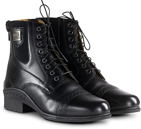 B-Vertigo Jupiter - Stivaletti da equitazione da donna in pelle, Nero , 40 EU