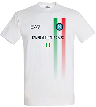 SSC NAPOLI T-Shirt CELEBRATIVA Campioni d'Italia 22/23, Adulto
