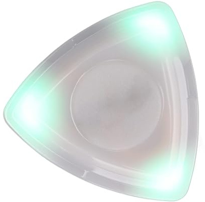 Gitarrenplektrum mit LED-Licht, Ersatzplektren, Hohe Empfindlichkeit, Geringer Stromverbrauch für Saiteninstrumente (Grün)