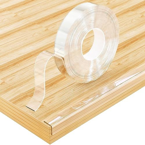 Vicloon Paraspigoli Per Bambini, 10M Trasparenti Protezione Angolo Bambino Autoadesiva PVC, Extra Spesso Copri Angoli per Bambini, Para Spigoli per Mobili Paraspigoli Muro Angolari per Tavoli Cassetti