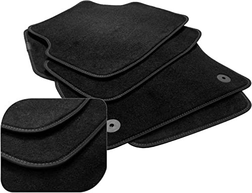 MATSMORE Velours fussmatten Auto Velours-Auto Fußmatten für Auto Velours fussmatten kompatibel mit Nissan MICRA III K12 2003-2010