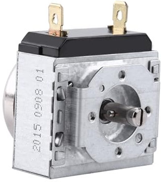 Controlador de Tiempo Eléctrico, Interruptor Temporizador de Retardo de 60 Minutos 15A 125V / 16A 250V, Interruptor de Repuesto con Cuerpo Metálico, Larga Vida útil,