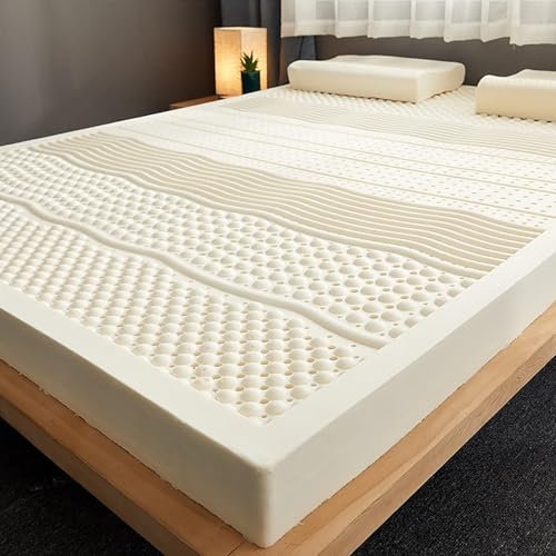 Generisch Naturlatexmatratzen, Matratze Latexmatratze Natürlicher Premium-Latex Kompression Und Keine Verformung Wabenporenbelüftung Und Nicht Leicht Zusammenzufallen 10cm 80×200cm(31×79in)