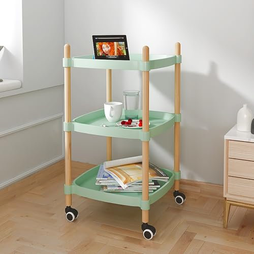 Gold Getränkewagen mit Rollen für Home Bar Stilvoller Barwagen mit Regalen und Glashalter Modernes Design für Küche und Wohnzimmer