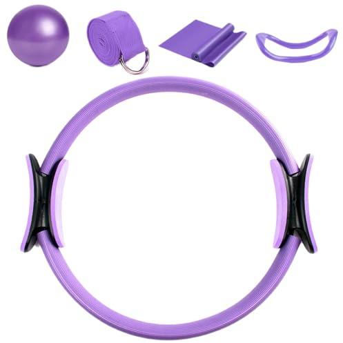 Pilates Ring Set, Pilates Essentials Kit Für Frauen, Yoga Ball Widerstandsring, Beckenboden Trainingsgerät, Yoga Ball Widerstandsring Für Beine Arme Und Oberschenkel Gewichtsverlust