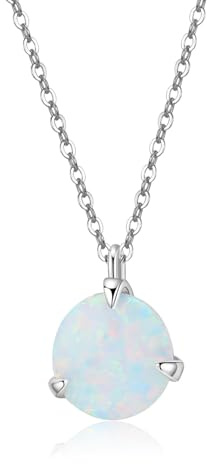 Candyfancy Halskette Silber 925 mit Anhänger, Damen Kette mit Herz Zirkonia Perlen Mondstein Anhänger Silberkette Geschenk für Frauen Freundin