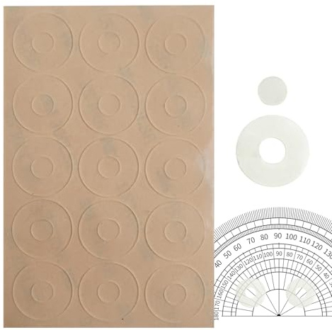 Puntos De Agarre De La Regla - Slip Regla De Seginas | Anillos Adhesivos Sin Deslizamiento Transparentes | 30pcs Non Slipp Ruller Empuñados Para Acolchar Reglas De Costura De Reglas De