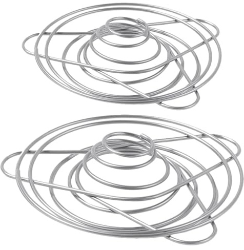 Warmhm 2 pezzi Supporti per Filtro Caffè Riutilizzabile in Acciaio Imbuto per Drip da e Uso Resistente e per Caffè Filtro Americano