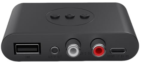 FmtwPhn Autoreceptor – de audio de streaming de música | Adaptador multifunción de reducción de ruido para vehículos, viajes, coches, camiones, aplicaciones