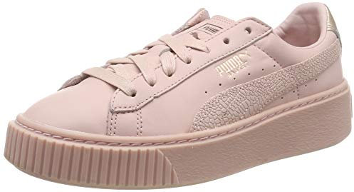 Puma Femme Basket PlatforMphoria RG Sneakers Basses, Rose (Rosa/rosé Gold Rosa/rosé Gold), 37 EU