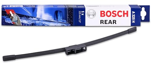 Bosch Scheibenwischer Rear A325H, Länge: 325mm – Scheibenwischer für Heckscheibe | Kompatibel mit: AUDI A3 Sportback, A4 B6 Avant, A4 B7 Avant, SEAT IBIZA IV Kasten/Schrägheck, IBIZA IV SC