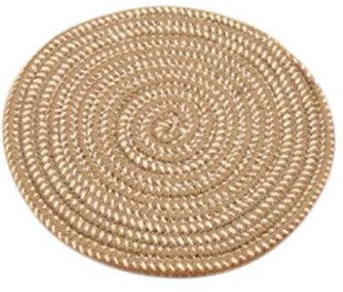 Rugs Estera Redonda Tejida a Mano, moqueta Redonda de Microfibra, Estera Suave Absorbente de Doble Cara