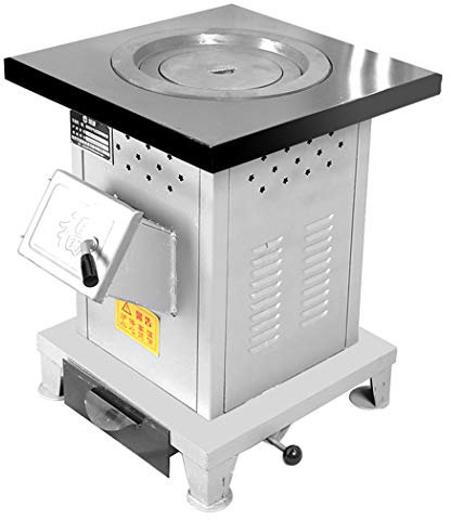 Estufa de leña para el hogar, chimenea portátil de invierno para interiores, estufa móvil de camping al aire libre, senderismo, caravana, supervivencia (largo 15.75 x ancho 14.15 x alto 19.78