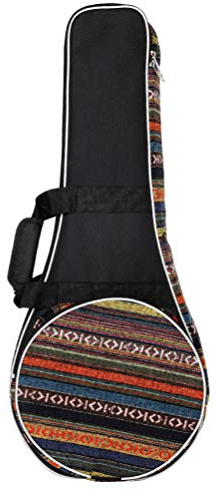 HEALLILY Gigbag für Mandoline, gepolstert, für Mandolinen, dicke Handtasche, Tragetasche für elektrische Akustikgitarre