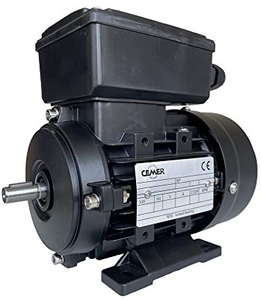 Elektromotor, einphasig, 1500 U/min, 230 V, 3 kW/4 PS, B3, Größe 100 l, Durchmesser der Achse: 28 mm, Drehmoment: