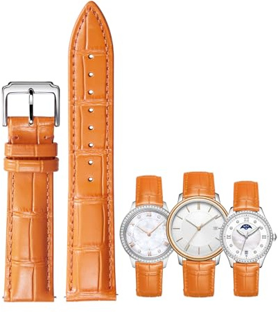 BINLUN Leder Uhrenarmband Schnellwechsel-Lederarmband Ersatz für Herren Damen 10mm, 12mm, 14mm, 15mm, 16mm, 17mm, 18mm, 19mm, 20mm, 21mm, 22mm, 23mm mit 12 Farben