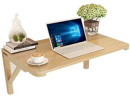 Suuim Klapptisch für kleine Räume, an der Wand montierter Küchen-Esstisch, einfacher Computertisch, Arbeitstisch, 16 Größen, 80 x 50 cm/31,5 x 20 Zoll (70 x 40 cm/27,5 x 15,5 cm).