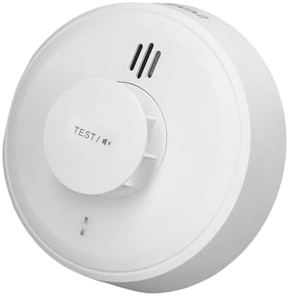 SAVS H10-W Vernetzter Wärmemelder - RF-Paarung für 24 Geräte - LinkSmart WiFi Hitze-Sicherheitsmonitor mit App-Warnung - Integrierte Brandmelder 10 Jahre Batterie - Moderne Thermosensor