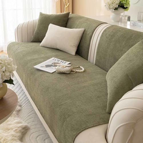 HLTQL Sofabezug 1 2 3 4 Sitzer Sofaschoner rutschfest Couchbezug L Form Waschbarer Dekor Perim Sofa Decken Sofaschutz Katze Hund Decke Doppelseitiger Gesteppter,#4-70x70cm