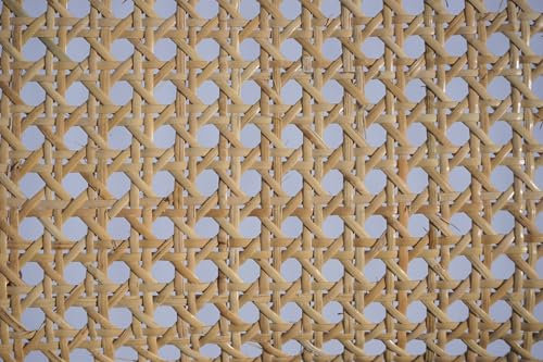 Cache-radiateur tressé en osier Viennois - 1 m - Largeur : 50 cm - En maille nid d'abeille - Différentes largeurs - Tube tressé