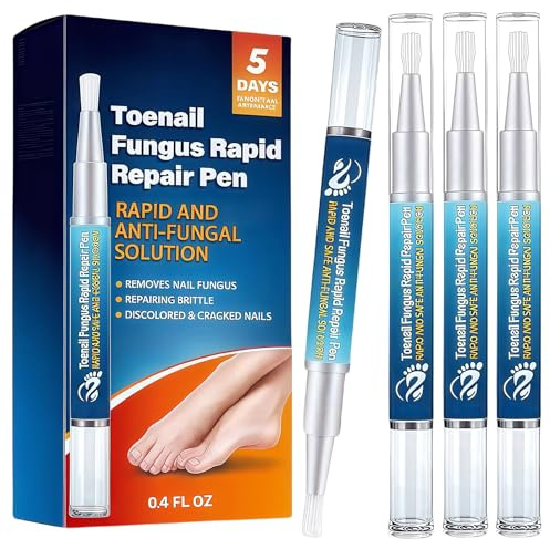 4PCS Antifungal Nail Repair Pen - Suitable For Toenails And Nails, Nail Polish Solution, Nails Care Pen Fungus Repair Essence - Unisex