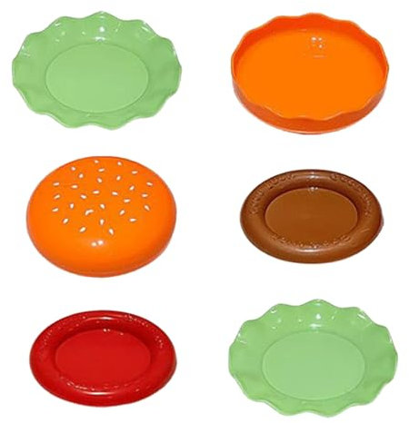 Generico Piatti Scodelle - Ciotola E A Forma Di Hamburger - Per Salsa Antipasto Servizio Intingolo Bambini Adulti Barbecue Cucina Domestica