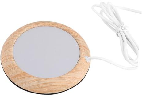 LOORGVEL Réchauffeur De Tasse USB Chauffe-Tasse Électrique Portable Maintien Au Chaud pour Café Thé Lait Soupes Base Chauffante Isolante Compacte pour Bureau Maison