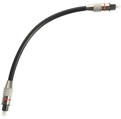 LOLIPPYY Cavo Audio Ottico Digitale in Fibra 02 Metri Maschio-Maschio per Home Theater TV Dvd Amplificatore Trasmissione Stabile e Protezione Antigraffio