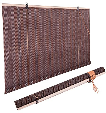Tende a rullo in bambù - Tende a pacchetto per esterni, tende da sole oscuranti, tende decorative per patii, peras, tende in bambù per interni - Store
