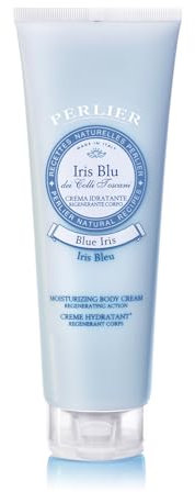 Perlier, Linea Ricette Naturalii - Trattamenti per il Corpo - Crema Idratante Corpo - Profumo di iris blu - Tubo da 250 mL