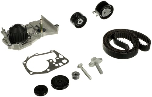 GATES KP45671XS Wasserpumpe + Zahnriemensatz Zähnezahl: 132 27,4 mm mit Wasserpumpe Kompatibel mit RENAULT Clio 3 Schrägheck BR0/1, CR0/1 Twingo 2 CN0 Megane 3 Grandtour KZ0/1 Scénic 3 JZ0/1