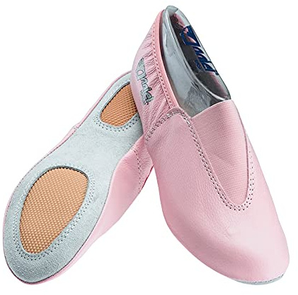 Anniel 2038 Scarpe da Ginnastica Artistica in Pelle. 100% Made in Italy (31 Rosa)