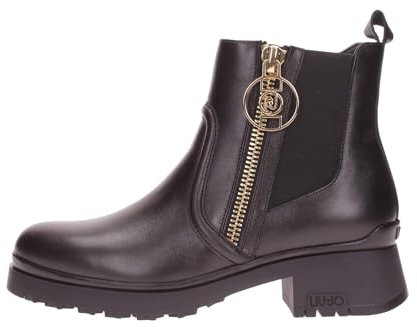 Liu Jo Liu Jo Donna New Nancy 56 - Ankle Boot Calf Leat Sf2165Px2412 37 Nero Black 2222