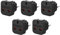 Adattatore da Viaggio UK Verso EU, Universale Adattatore da Regno Unito a Spina Europea, Adattatore Corrente Convertitore Europa Tipo C, E, F [5 PCS] (Nero)