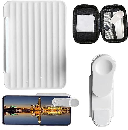 Spiegelreflektierender Telefonkamera-Clip - Smartphone-Kameraspiegel Reflektierendes Clip-Kit - Handy Kamera Vorsatzlinsen - Tragbare Gimbals & Stabilisatoren Tragbares Telefonzubehör, Unverzichtbar