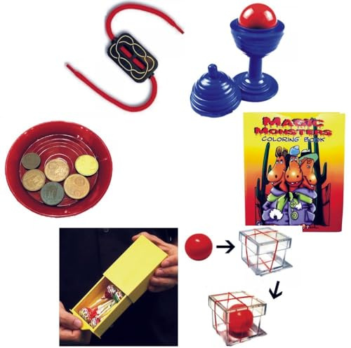 Conjunto Especial de Magia para niños de 6 Juegos con vídeos explicativos Set de Magia Trucos de Magia Juegos coleccionables