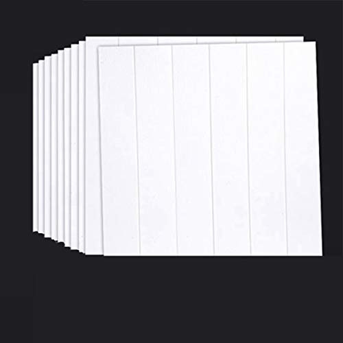 Papier Peint en Brique 3D en Mousse,Papier Peint Autocollant Mural 3D Auto-adhésif,Blanc