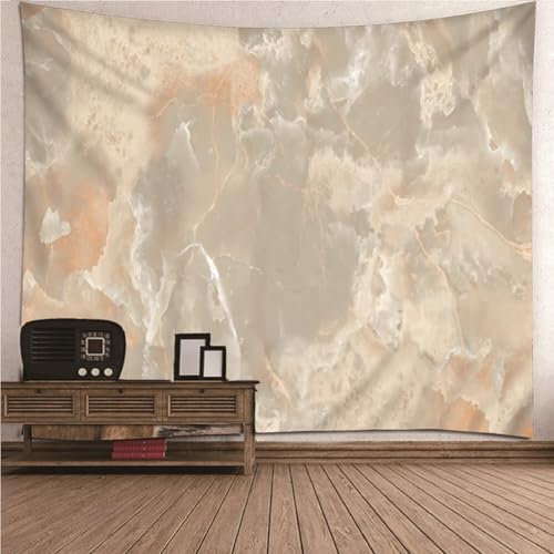 Wycian Wall Hanging Rug Decor Wandteppich Marmor Gelb Mikrofaser Wandtücher Draußen Upgrade Vertikale Ausrichtung Weich 210X140cm （Breite x Höhe）