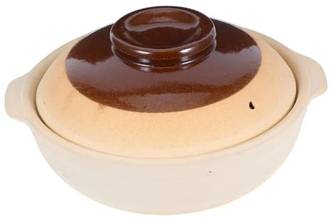 TOPBATHY Pentola in Terracotta Con Manico e Adatta Per Cottura Al e Riscaldamento Per Porridge e Stufati Accessori Per Pentole e Moderne