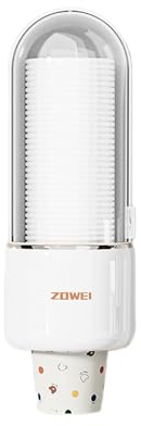 Dispensador de tazas montado en la pared, portavasos de baño para vasos desechables de papel y plástico de 3 a 5 onzas, dispensador de vasos enfriadores de agua con adhesivo, para el hogar, oficina