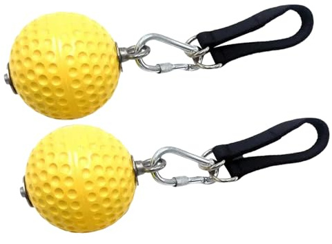 Pull Up Ball Grip - 2 st halkfria bergsklättringsgrepp med rem | Handgrepp tränare, dragutrustning för och gym
