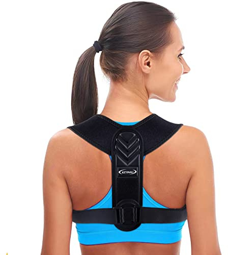 Alsoay Posture Corrector for Women and Men, Back Brace Adjustable Upper Posture Support, Back Support, Comfortable Back Straightener Support for Clavicle Support, and Providing Pain Relief from Neck