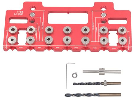 Gabarit de Perçage de Charnière de 32 mm, Outil de Perçage de Trou
