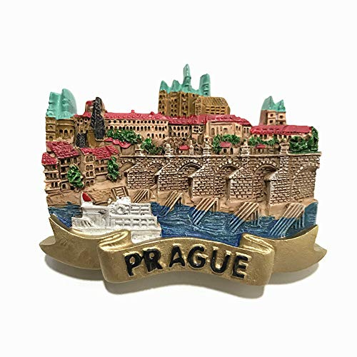 3D Prag Tschechische Republik Kühlschrank Magnet, Haus & Küche Dekoration magnetische Aufkleber, Tschechische Republik Prag Kühlschrank Magnet touristische Souvenir geschenk