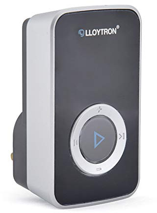 LLOYTRON® MIP System 3 Doorbell Accessory - 32 Melody Plug-in Chime Receiver - Replacement or Additional Receiver for MIP System Transmitter - 200m Wireless Range - Volume Control - B7935BK - Black