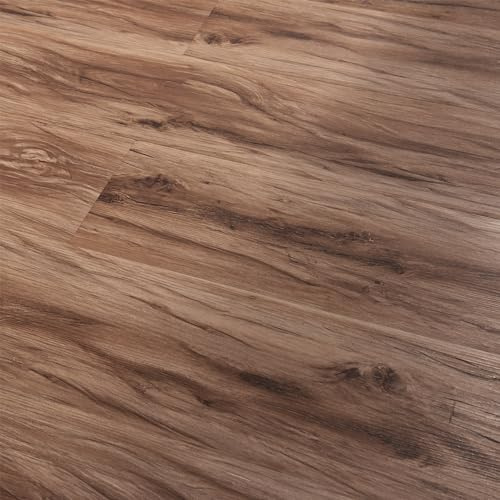 neu.holz Vinylboden Vanola Laminat Selbstklebend rutschfest Antiallergen Bodenbelag PVC-Platten 3,92 m² Classic Warm Oak